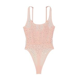 Sugar Coated Rhinestone Wicked Corset Teddy